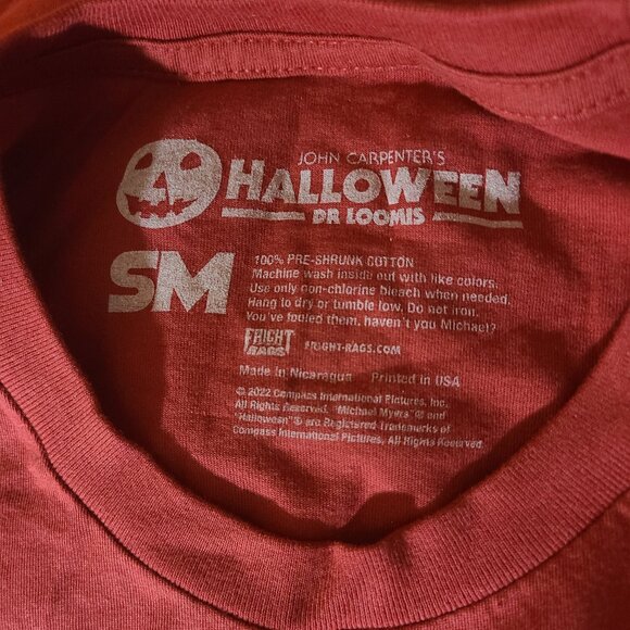 Halloween T Shirt - Dr. Sam Loomis Michael Myers John Carpenter Horror - Picture 4 of 4